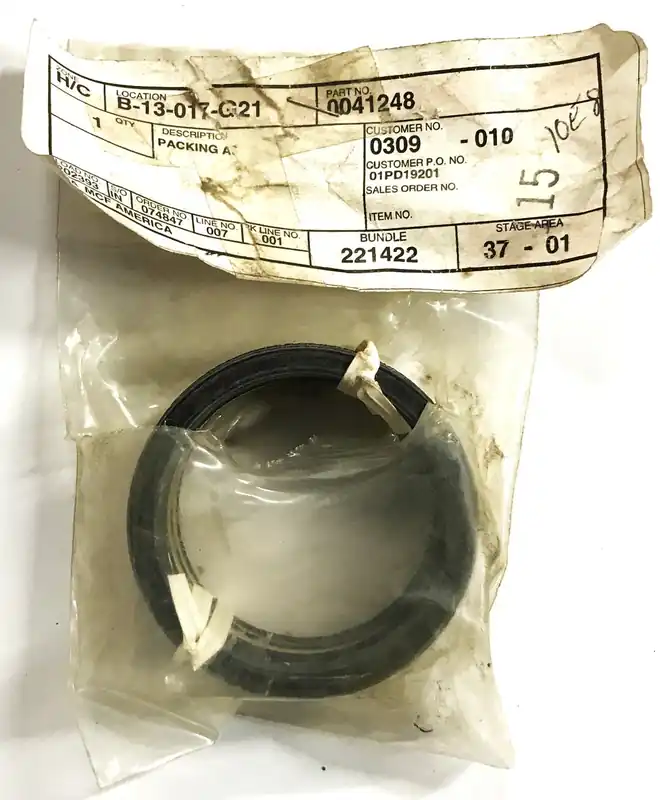 Unbranded Packing Seal Kit for Caterpillar Machines 0041248 NOS
