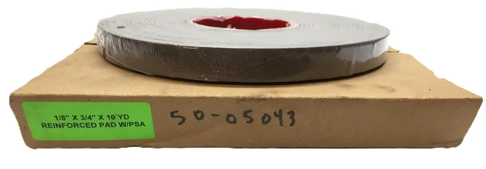 Unbranded 1/8'' x 3/4' 'x 10 yards Reinforced Silicone Sponge Seal 50-05043 NOS