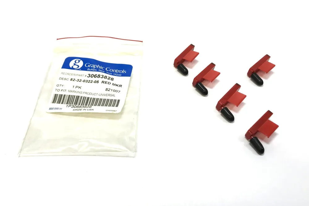Graphic Controls Pack of (5) Chart Recording Pen 82-32-0322-05 (30683828) NOS
