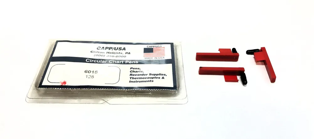 CAPP/USA (pack of 3) Circular Chart Pen 6015 (128) NOS
