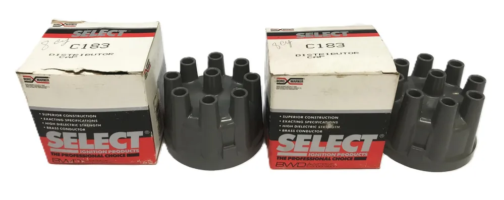 Borg-Warner Distributor Cap C-183 [Lot of 2] NOS