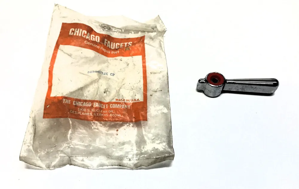 Chicago Faucets Lever Handle (No Screw) 369HHOTJK-CP NOS