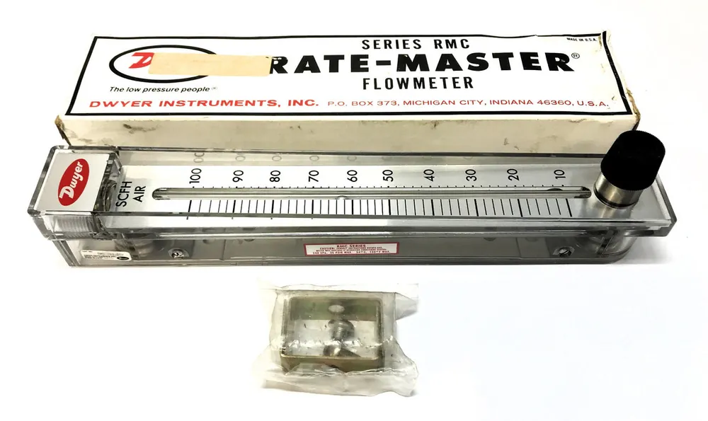 Dwyer Master Flowmeter RMC-102-SSV NOS