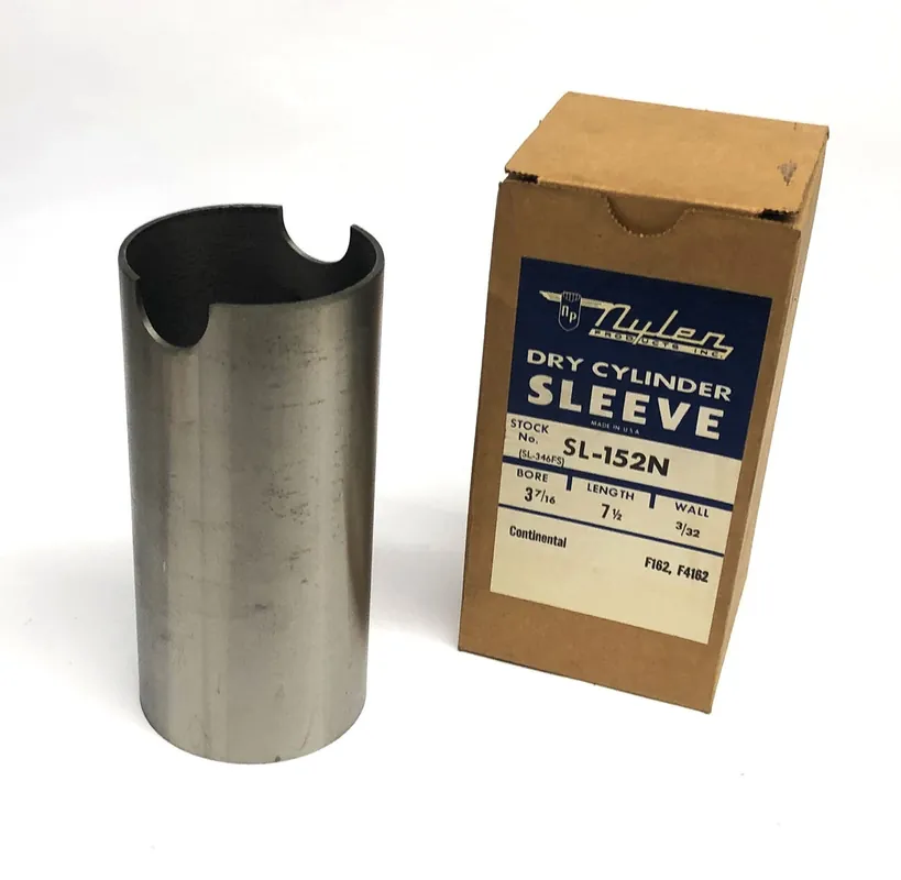 Nyler 3-7/16 IN Bore 7-1/2 IN Length Dry Cylinder Sleeve SL-152N (SL-346FS) NOS