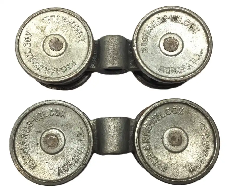 Richards-Wilcox Steel Barn Door Roller Set 47F (2pcs) USED