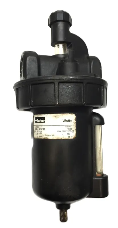 Parker Pneumatic Lubricator L606-04W/M9 Max Pressure 250 psi (17Bar) USED
