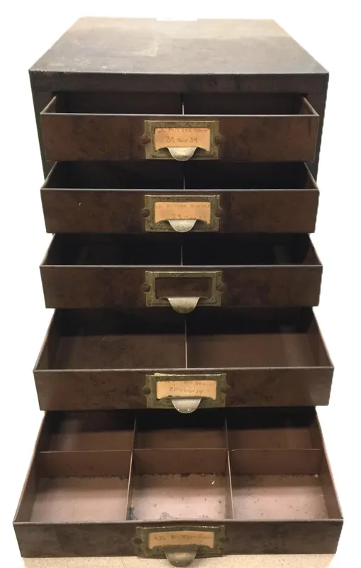 Kennedy Kits 13-1/4" x 10-1/2" x 11" 5-Drawer Machinist Tool Chest 5-D USED