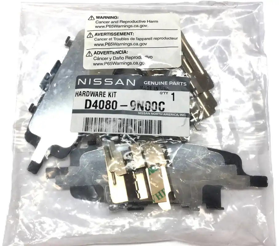 Nissan Rear Disc Brake Hardware Kit D4080-9N00C NOS