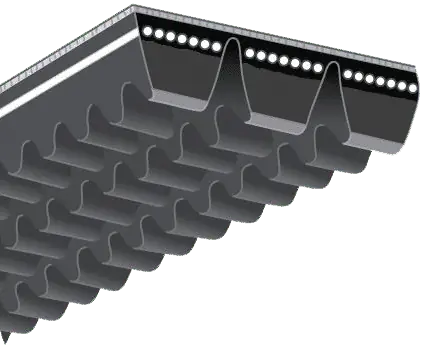 Two Banded 3VX900 Cogged V-Belt