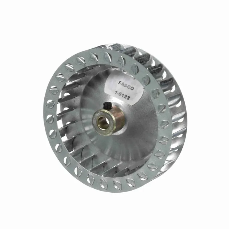 Single Inlet Blower Wheel, 4″ X 0.88″ X 5/16″, CW