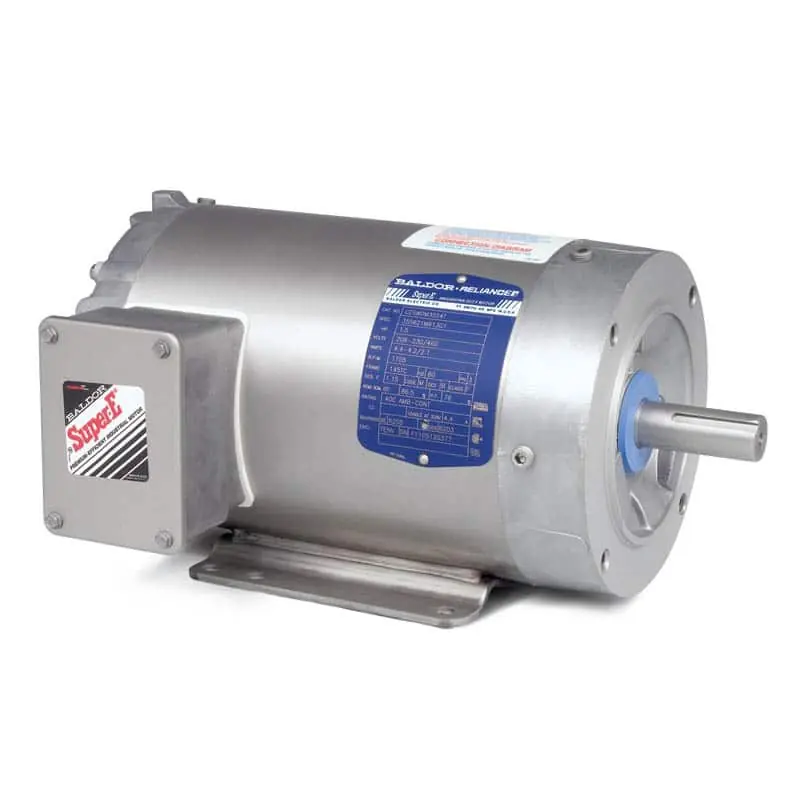 1.5HP 3PH 56C 1800 TENV WD WB