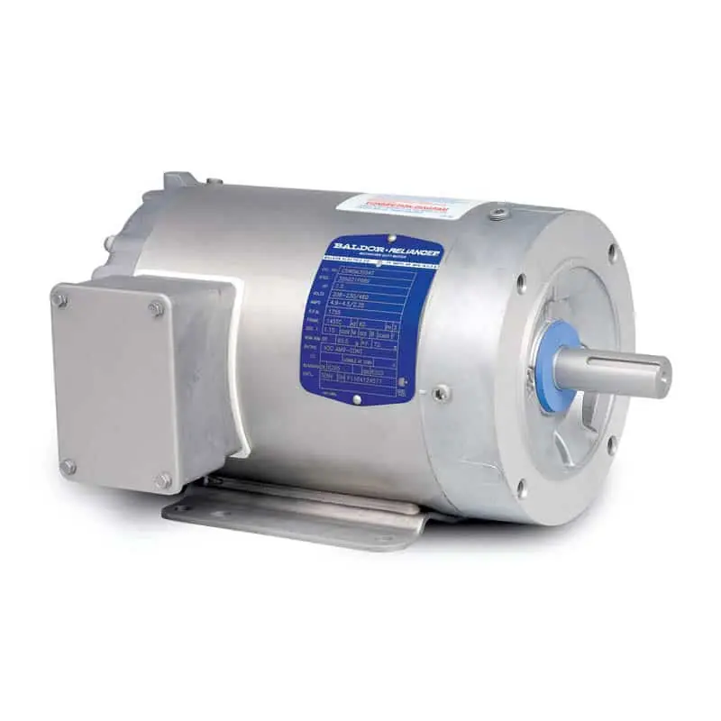 0.75HP 3PH 56C 1800 TENV WD PAINT FREE WB