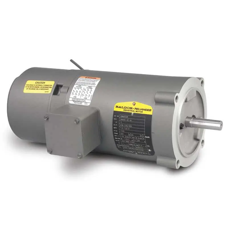 0.25HP 3PH 56C 1800 TENV BRAKE