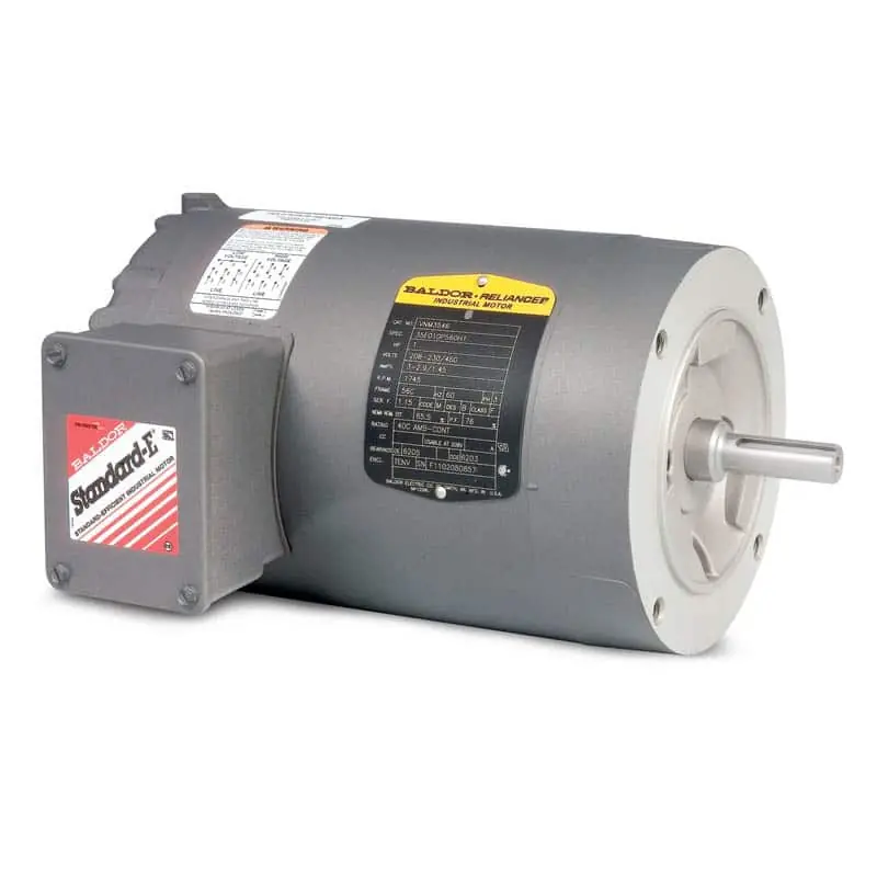 0.25HP 3PH 56C 1800 TENV