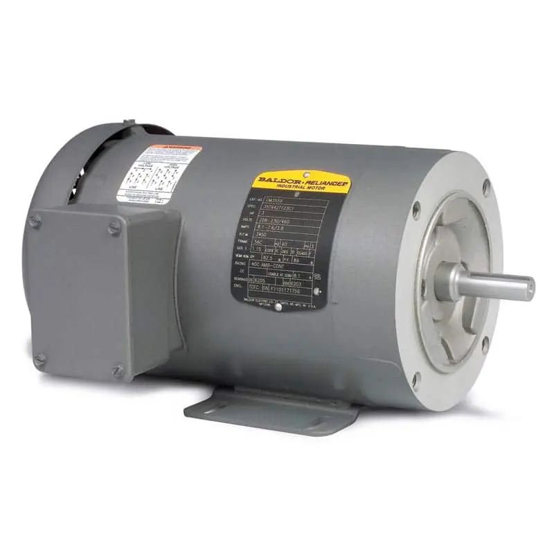 0.75HP 3PH 56C 1800 TEFC WB