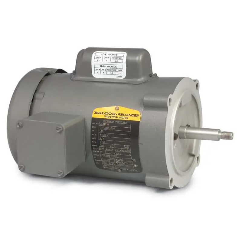 1HP 1PH 56J 1800 TEFC JP AOL