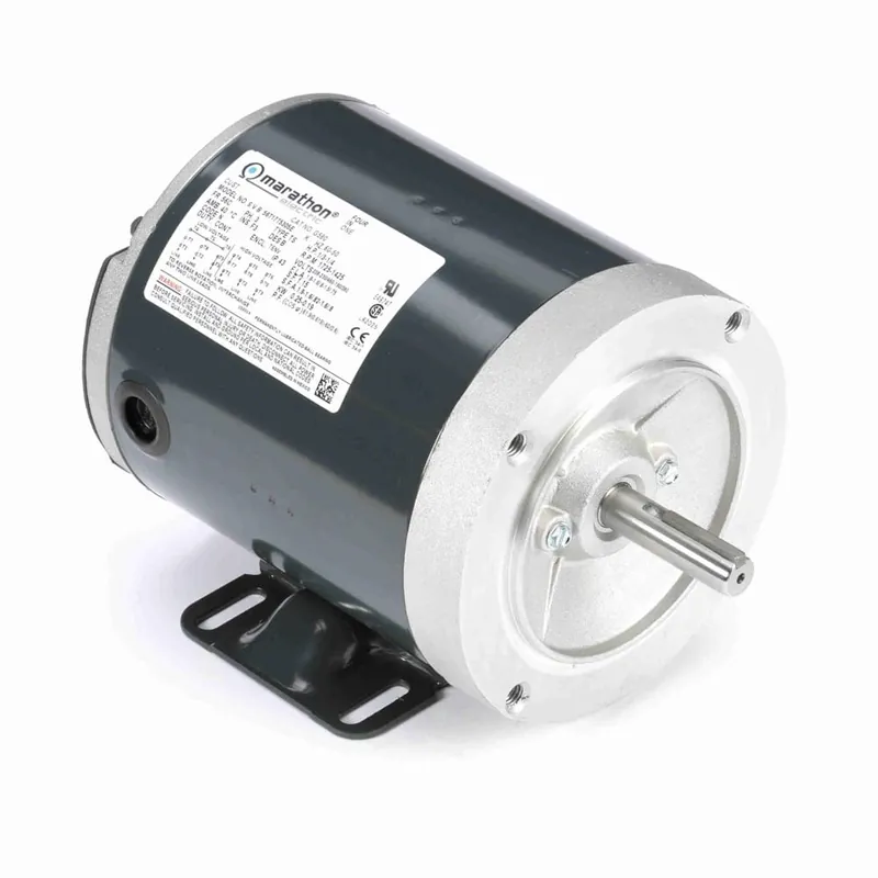 0.33HP 3PH 56C 4P TENV 1725 208-230/460V WB