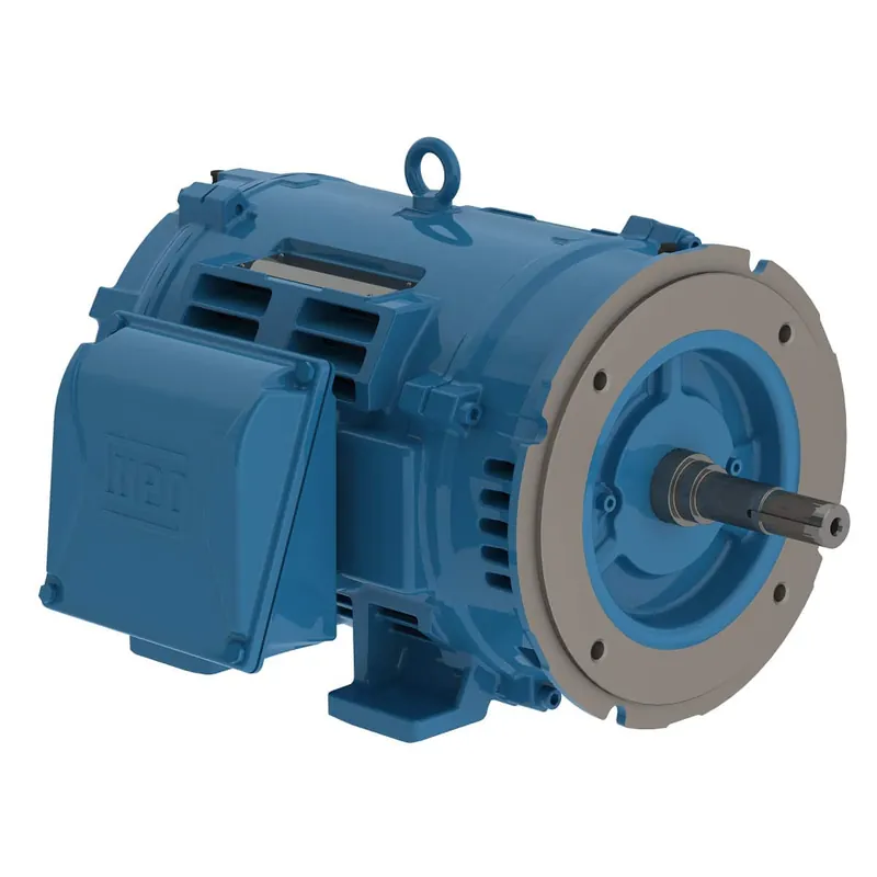 1HP 3PH 143JM 4P ODP 1800 208-230/460V SG RS