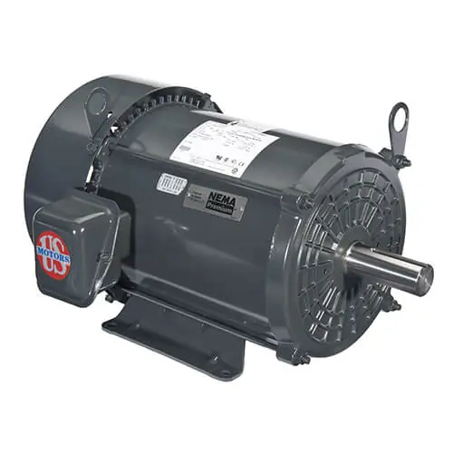 10HP 3PH 215TC 1800 TEFC 208-230/460V