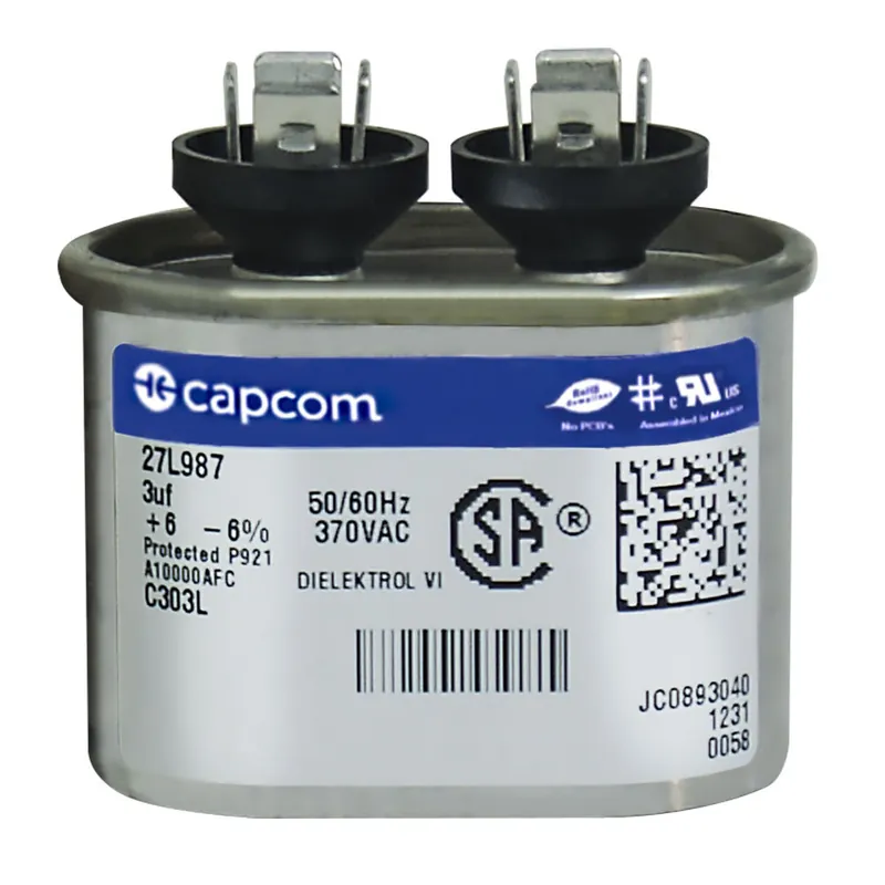 CAP RUN 3uF 370V OVL 1.25″ X 2.16″ X 1.56″