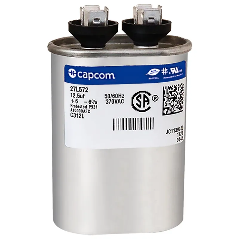 CAP RUN 12.5uF 370V OVL 1.25″ X 2.16″ X 2.88″