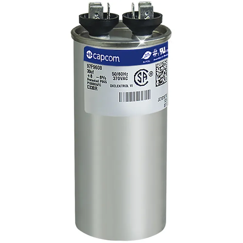 CAP RUN 30uF 370V RND 1.75″ X 3.88″