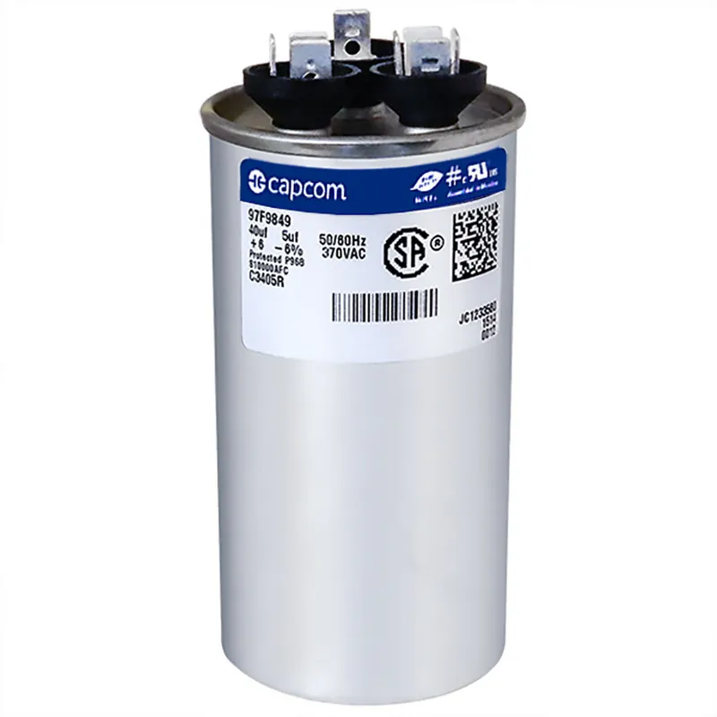 CAP RUN 40+5uF 370V RND 2″ X 3.88″