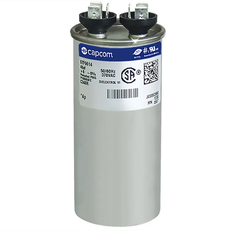 CAP RUN 40uF 370V RND 1.75″ X 3.88″