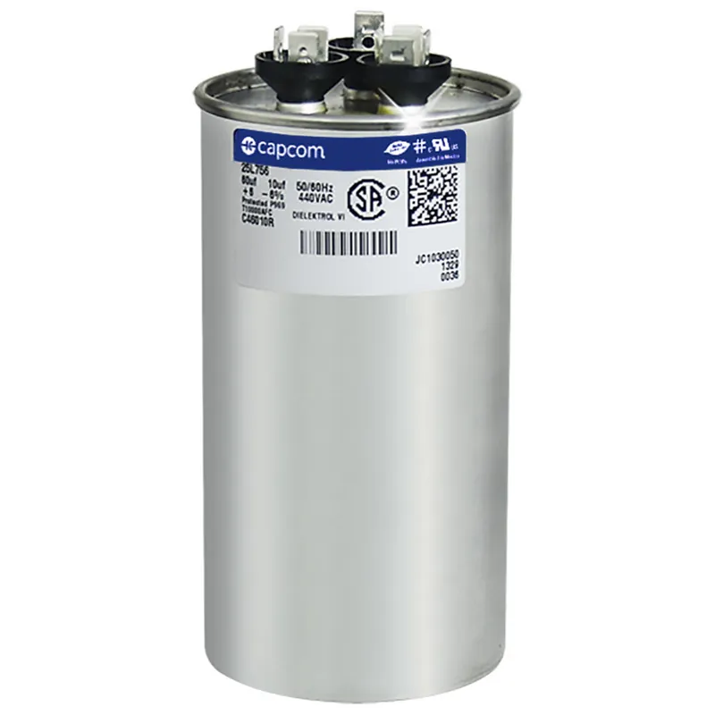 CAP RUN 60+10uF 440V RND 2.5″ X 4.75″