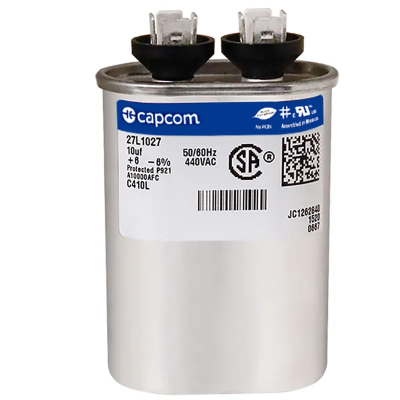 CAP RUN 10uF 440V OVL 1.25″ X 2.16″ X 2.88″