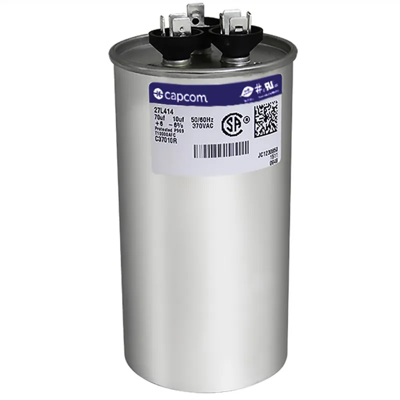CAP RUN 70+10uF 370V RND 2.5″ X 4.75″