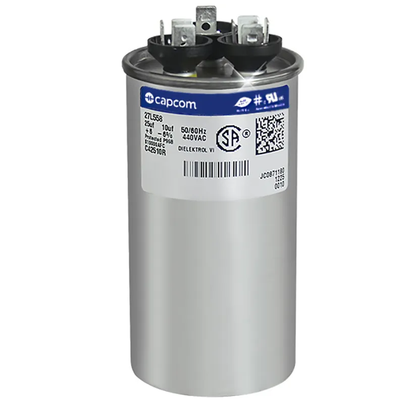 CAP RUN 25+10uF 440V RND 2″ X 3.88″