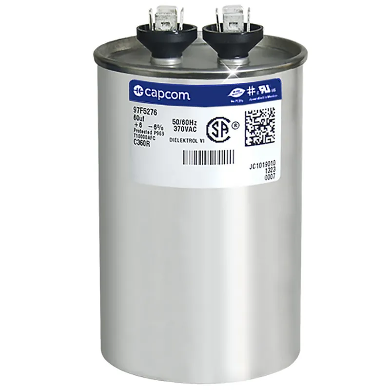 CAP RUN 60uF 370V RND 2.5″ X 3.88″
