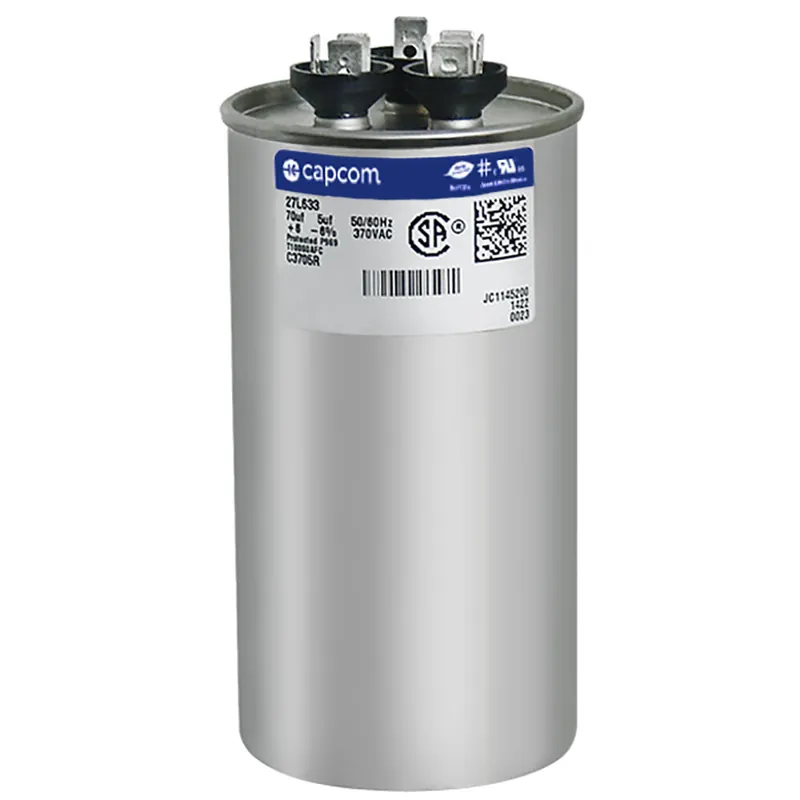 CAP RUN 70+5uF 370V RND 2.5″ X 4.75″