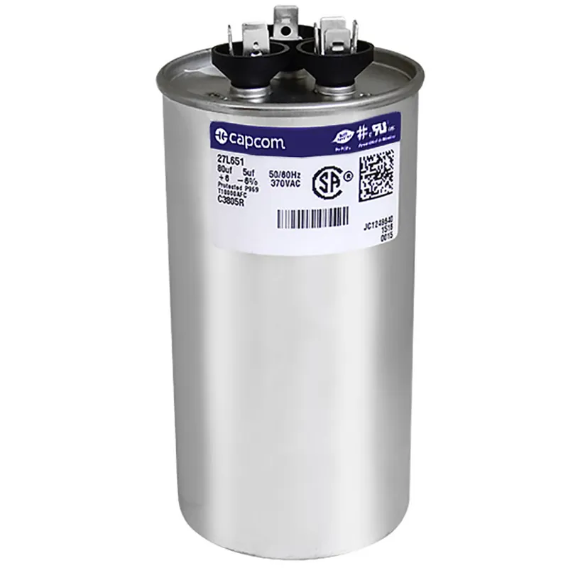 CAP RUN 80+5uF 370V RND 2.5″ X 4.75″