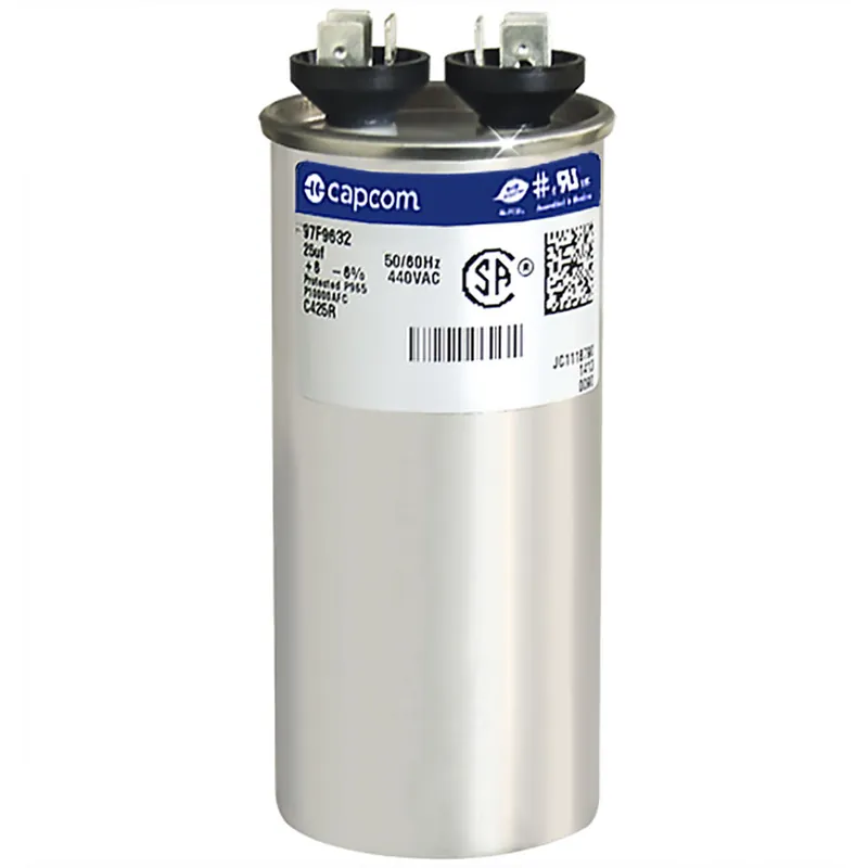 CAP RUN 25uF 440V RND 1.75″ X 3.88″