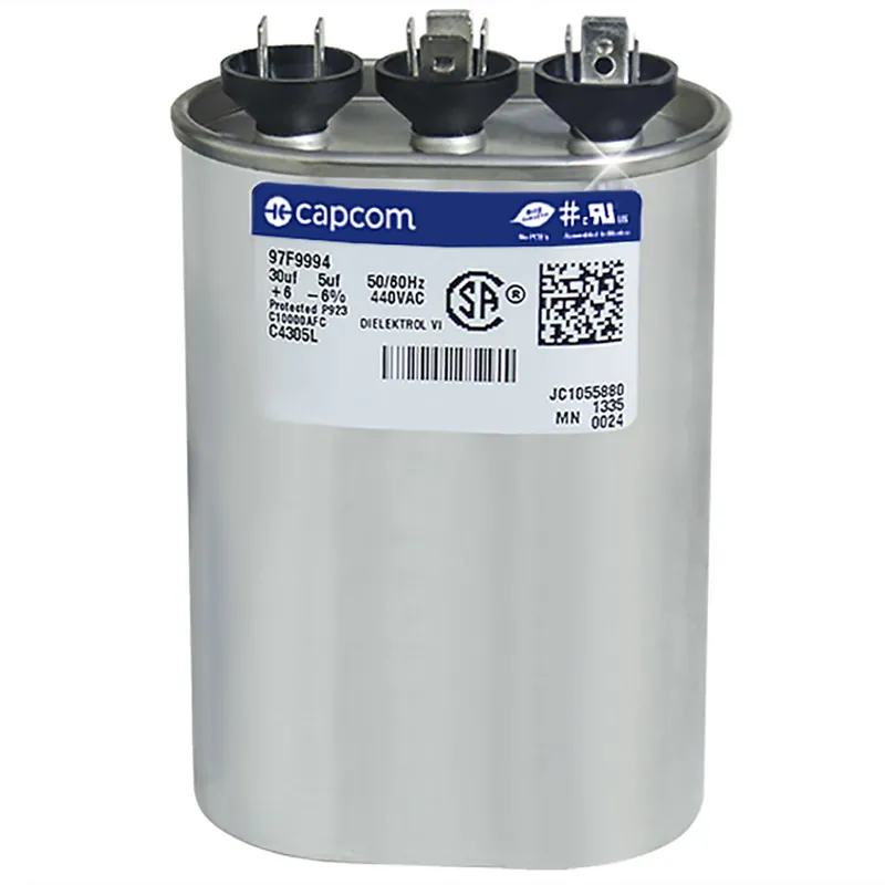 CAP RUN 30+5uF 440V OVL 1.75″ X 2.81″ X 3.88″