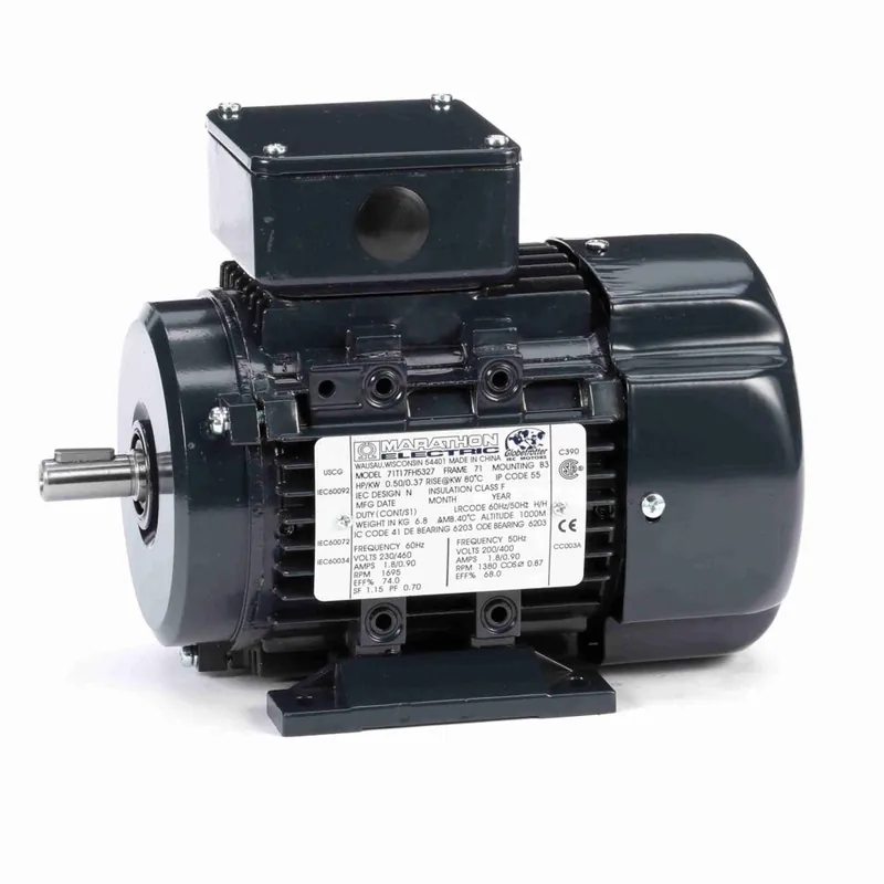 1/3HP 3PH 80TZ TEFC 1200 230/460V