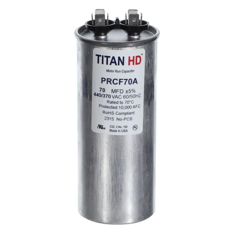 CAP RUN 70uF 440V RND 2″ X 4.75″