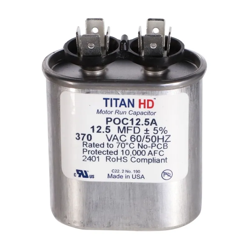 CAP RUN 12.5uF 370V OVL 2″ X 1.25″ X 2.19″