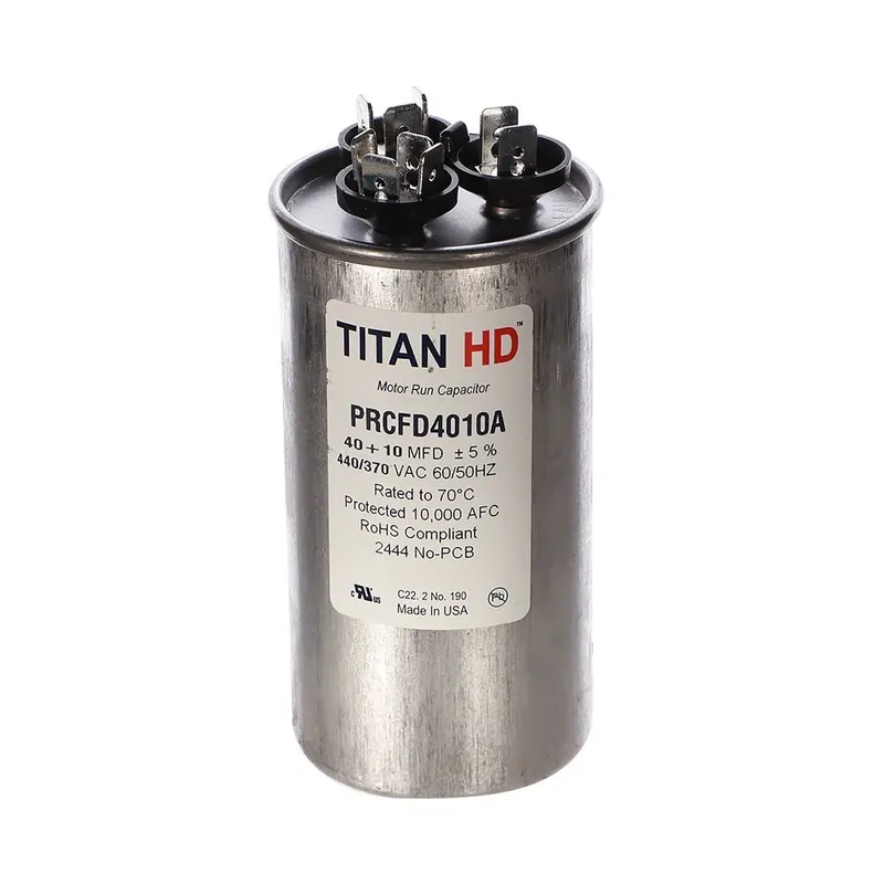 CAP RUN 40+10uF 440V RND 2″ X 3.88″