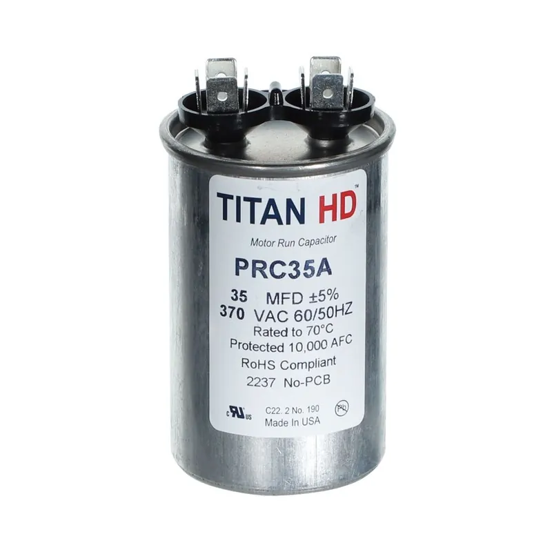 CAP RUN 35uF 370V RND 1.75″ X 2.84″