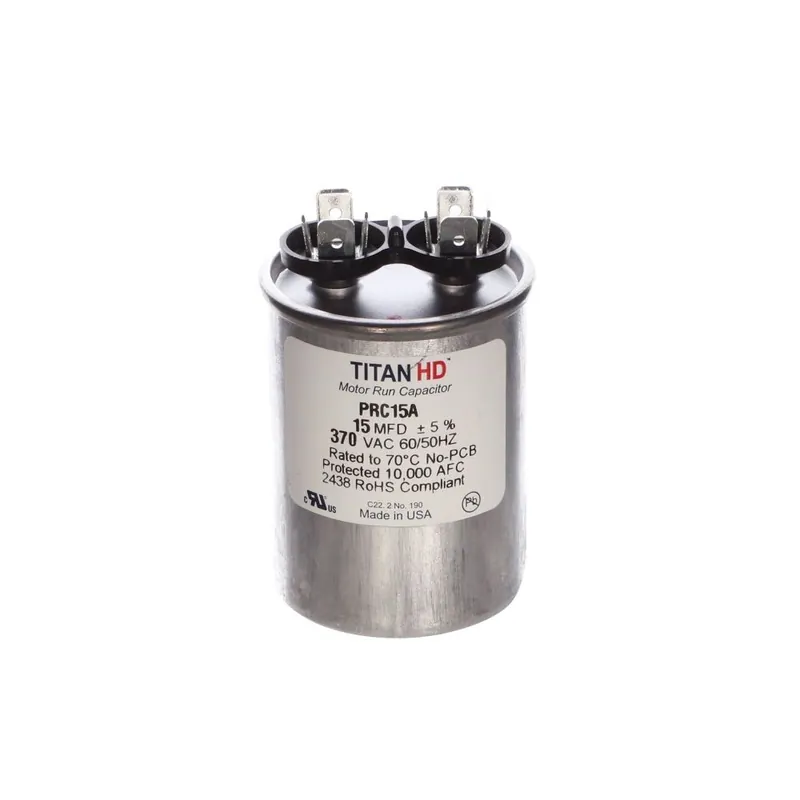 CAP RUN 15uF 370V RND 1.75″ X 2.38″