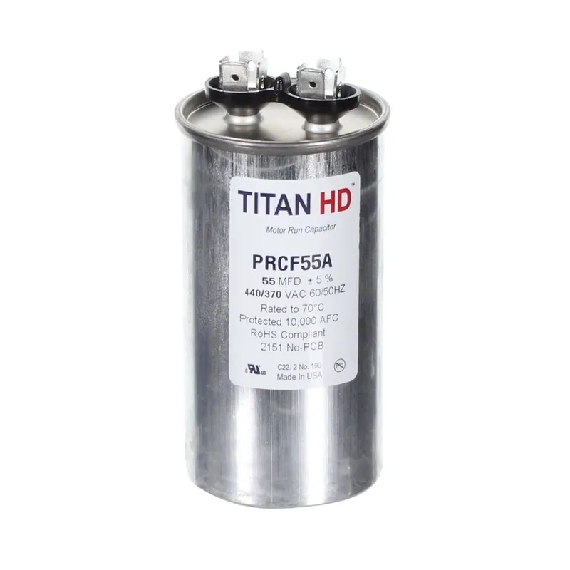 CAP RUN 55uF 440V RND 2″ X 3.88″