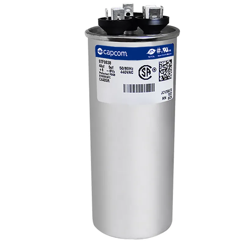 CAP RUN 40+5uF 440V RND 2″ X 4.75″