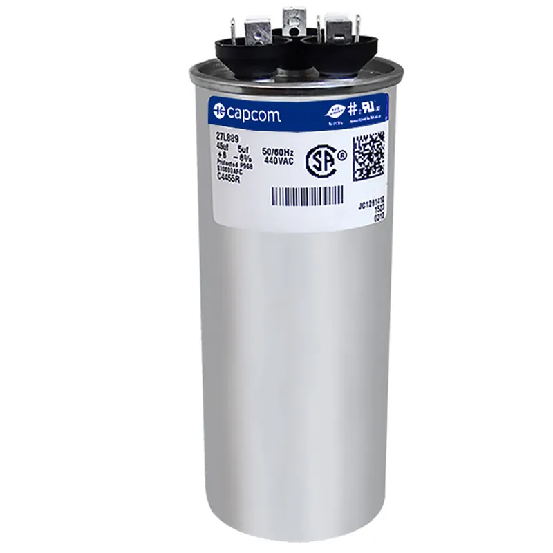 CAP RUN 45+5uF 440V RND 2″ X 4.75″