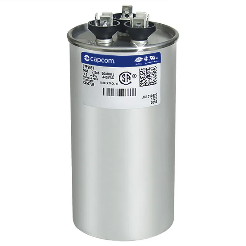CAP RUN 50+7.5uF 440V RND 2.5″ X 4.75″