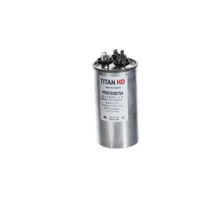 CAP RUN 35+7.5uF 440V RND 2″ X 2.88″