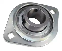 1-1/4" Pressed Steel Two Bolt Flange Bearing SBSFL207-20, SBPFL207-20