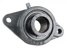 1-3/16" Two Bolt Flange Bearing W/ Lock Collar HCFT206-19, RCJT-1-3/16, VF2E-219, F2B-SXR-103